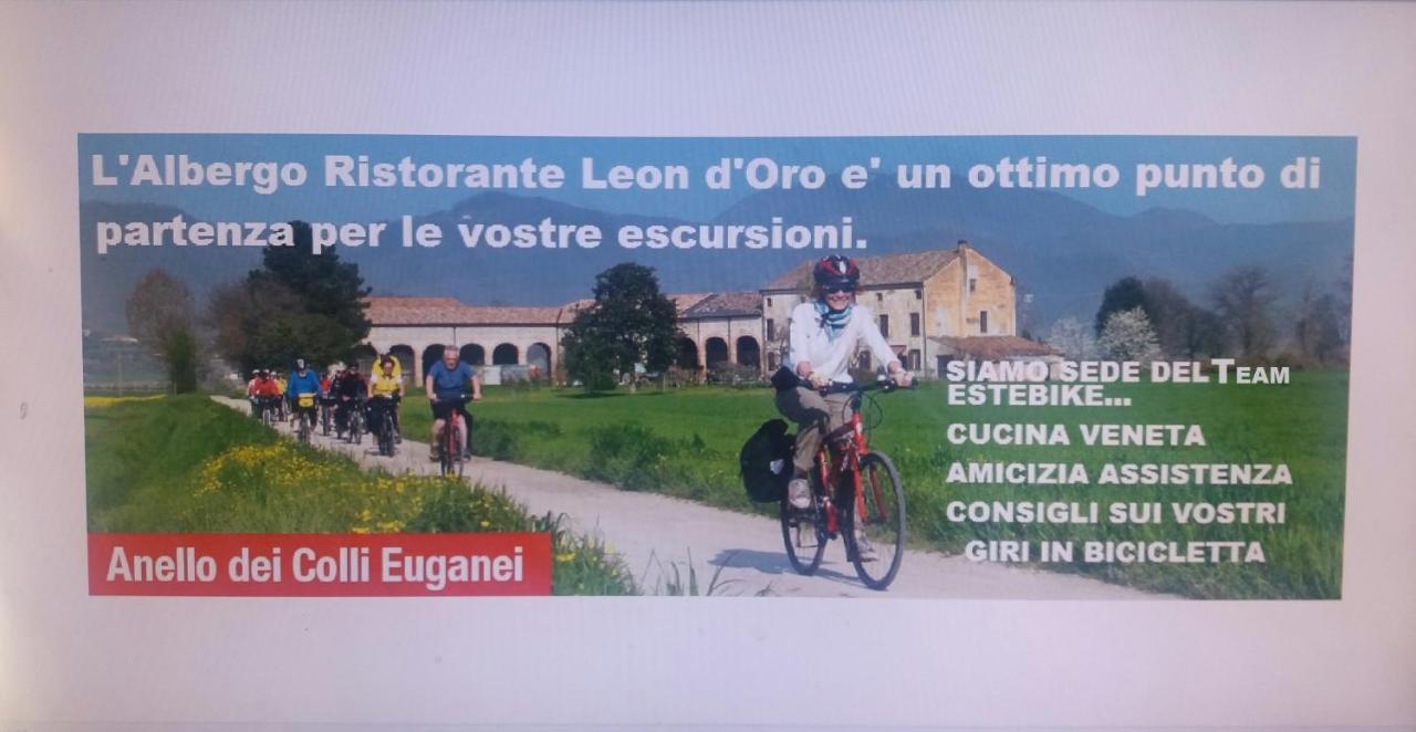 Albergo Ristorante Leon d'Oro Este Exterior foto